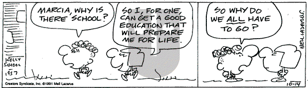 Miss Peach on Monday March 31, 2025 Comic Strip