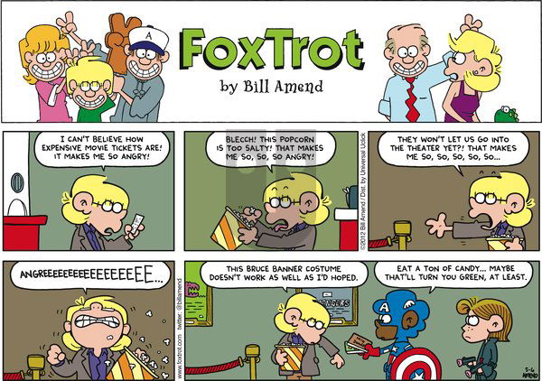 FoxTrot on Sunday May 6, 2012 Comic Strip