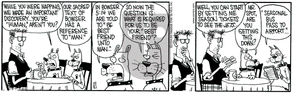 Monty on Thursday October 21, 2004 Comic Strip