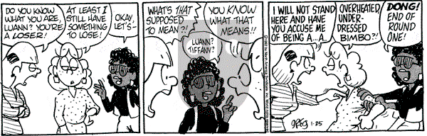 Luann on Saturday January 25, 1992 Comic Strip