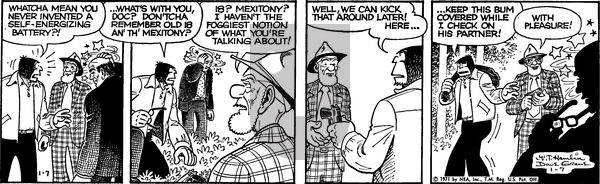 Alley Oop on Thursday January 7, 1971 Comic Strip