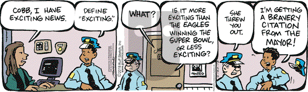 JumpStart on Tuesday February 20, 2018 Comic Strip