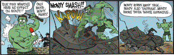 Monty on Tuesday February 24, 2015 Comic Strip