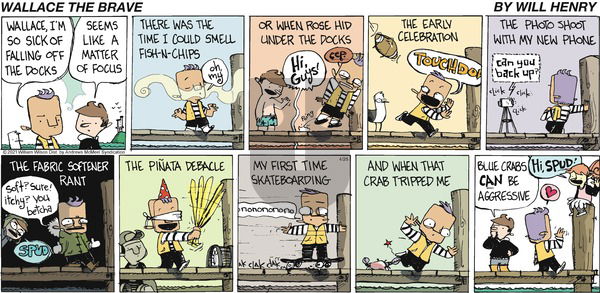 Wallace the Brave on Sunday April 25, 2021 Comic Strip