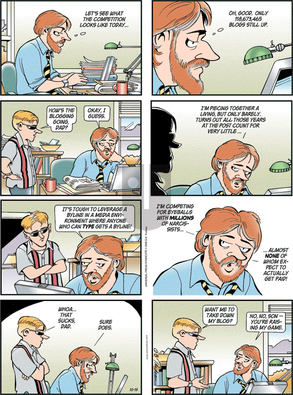Doonesbury - Sunday October 19, 2008 Comic Strip