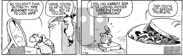 Over the Hedge on Friday July 30, 2004 Comic Strip