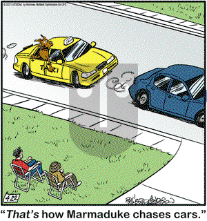 Marmaduke on Thursday April 22, 2021 Comic Strip