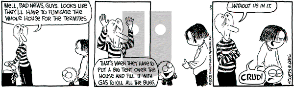 The Buckets on Monday November 11, 2002 Comic Strip