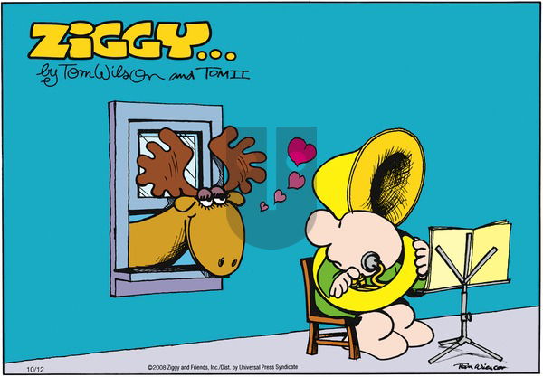 Ziggy on Sunday October 12, 2008 Comic Strip