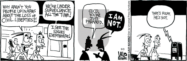 La Cucaracha on Saturday September 20, 2003 Comic Strip