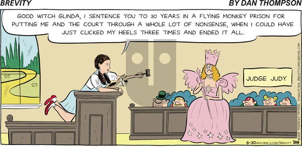 Brevity on Sunday June 30, 2019 Comic Strip