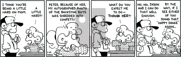 FoxTrot on Thursday February 27, 2003 Comic Strip