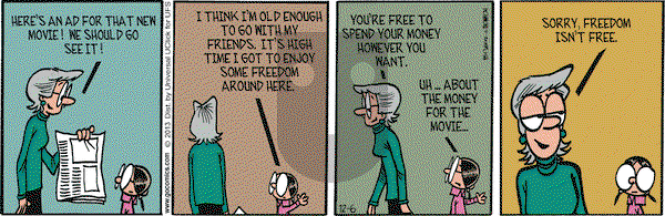 Grand Avenue on Friday December 6, 2013 Comic Strip