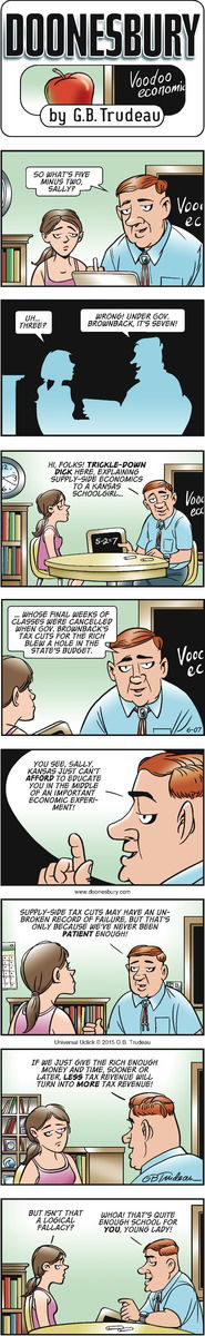 Doonesbury on Sunday June 7, 2015 Comic Strip