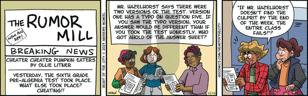 Heart of the City - Monday December 18, 2023 Comic Strip