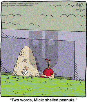 In the Bleachers on Thursday July 26, 2018 Comic Strip