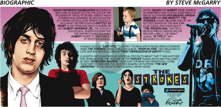 Biographic on Sunday April 12, 2020 Comic Strip