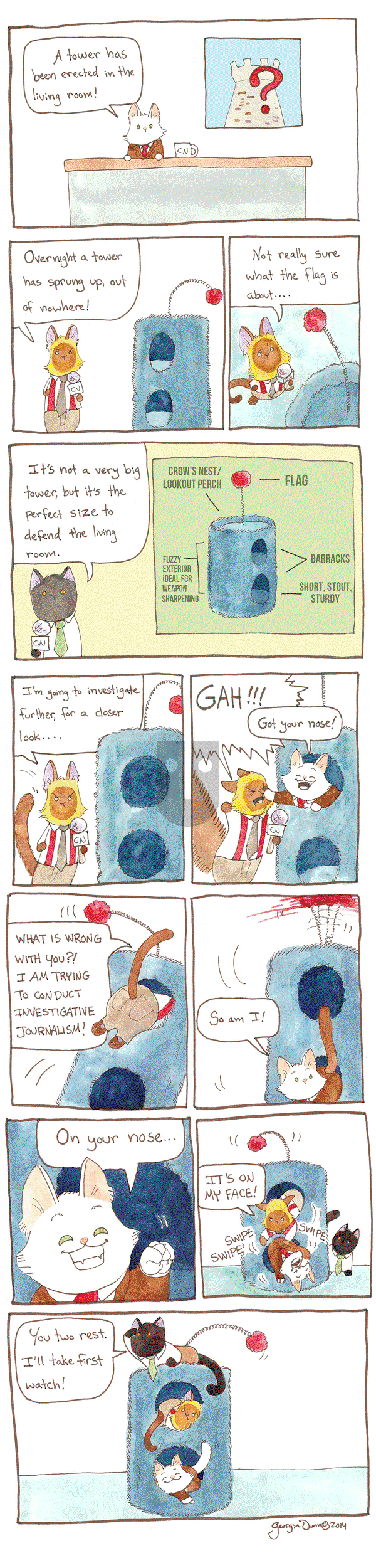 Breaking Cat News on Monday June 8, 2015 Comic Strip