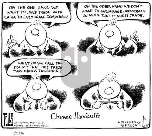 Tom Toles on Wednesday August 5, 1998 Comic Strip