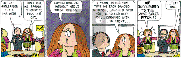 Cathy Classics on Thursday April 1, 1999 Comic Strip