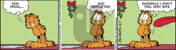 Garfield on Wednesday December 7, 2011 Comic Strip