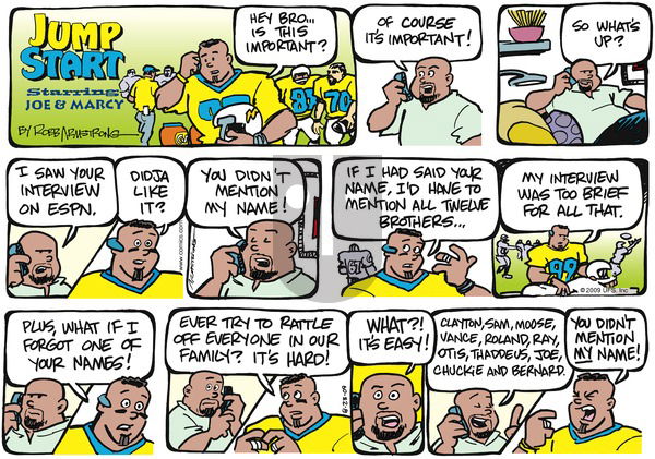 JumpStart on Sunday August 23, 2009 Comic Strip