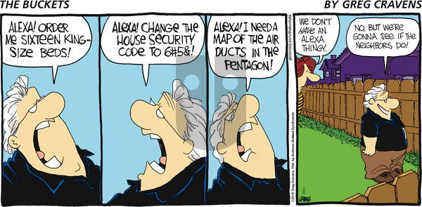 The Buckets on Sunday April 21, 2019 Comic Strip