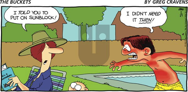 The Buckets on Sunday July 29, 2012 Comic Strip