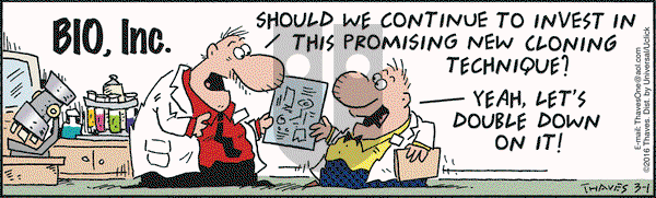 Frank and Ernest on Tuesday March 1, 2016 Comic Strip