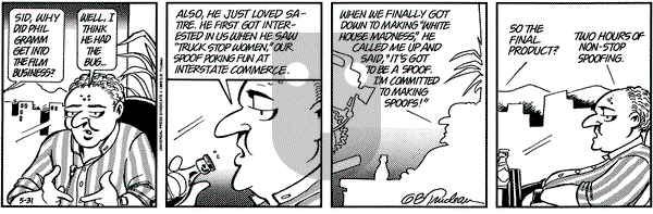 Doonesbury on Wednesday May 31, 1995 Comic Strip