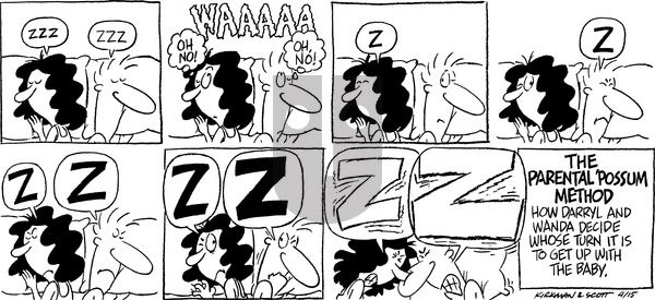 Baby Blues on Sunday April 15, 1990 Comic Strip