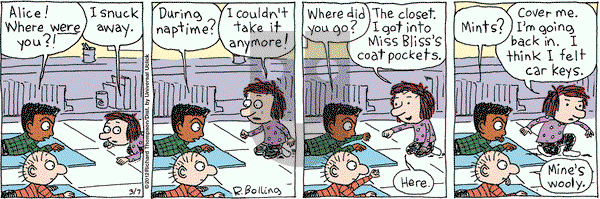 Cul de Sac on Wednesday March 7, 2012 Comic Strip