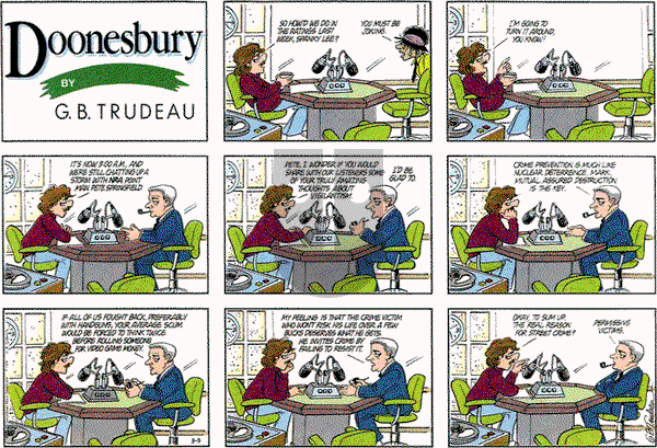 Doonesbury on Sunday March 3, 1985 Comic Strip