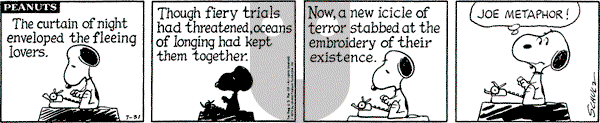 Peanuts - Wednesday July 31, 1974 Comic Strip