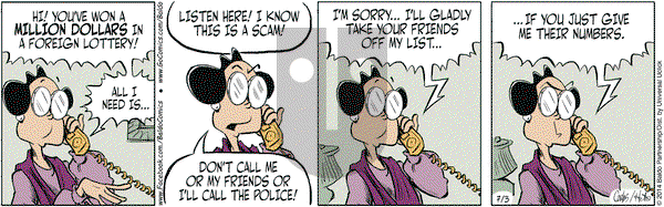 Baldo on Thursday July 3, 2014 Comic Strip