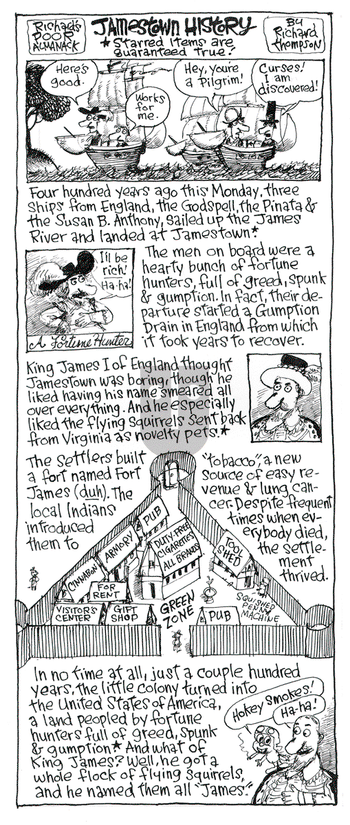 Richard's Poor Almanac on Wednesday January 6, 2016 Comic Strip