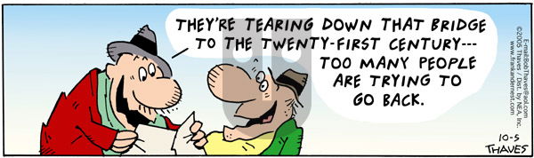 Frank and Ernest - Wednesday October 5, 2005 Comic Strip