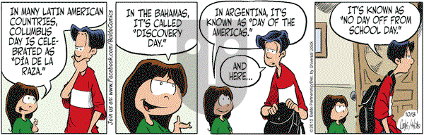 Baldo on Monday October 8, 2012 Comic Strip