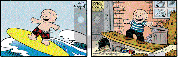 Nancy on Thursday July 24, 2014 Comic Strip