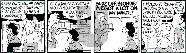 Drabble on Monday February 28, 2000 Comic Strip