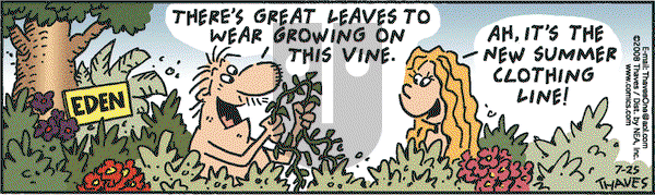 Frank and Ernest on Friday July 25, 2008 Comic Strip