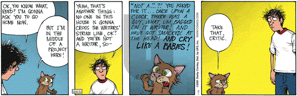 Get Fuzzy on Friday January 18, 2008 Comic Strip