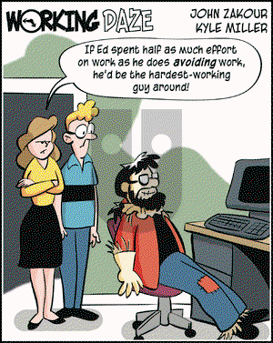 Working Daze on Thursday June 5, 2003 Comic Strip
