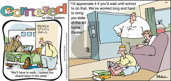 Cornered on Friday March 26, 2004 Comic Strip