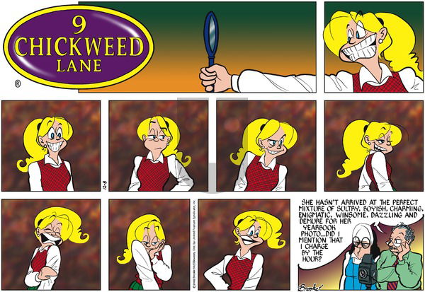 9 Chickweed Lane on Sunday December 8, 2002 Comic Strip