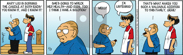 Arlo and Janis on Monday February 3, 2014 Comic Strip