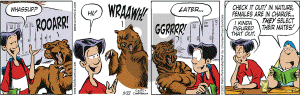 Baldo on Friday March 22, 2002 Comic Strip