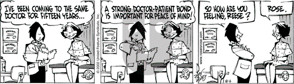 Rose is Rose on Tuesday August 6, 2002 Comic Strip