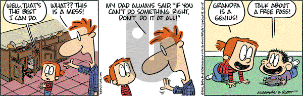 Baby Blues on Saturday October 15, 2016 Comic Strip