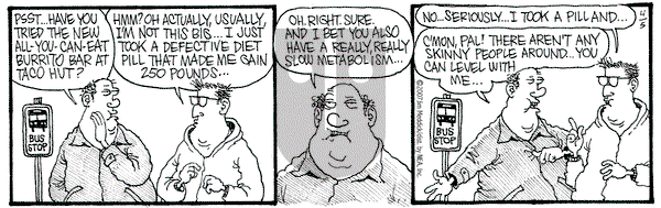 Monty on Thursday April 5, 2007 Comic Strip